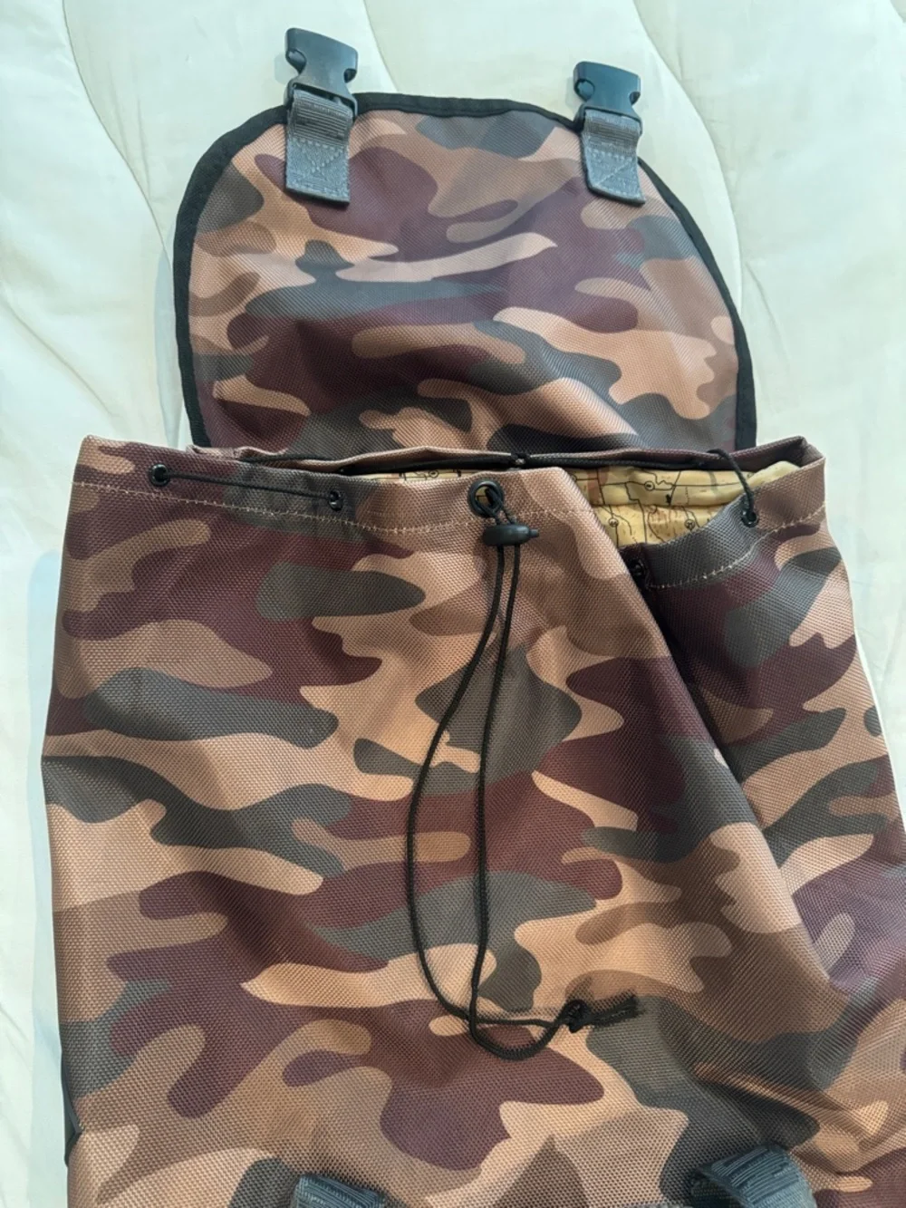 Harley Davidson NWOT camouflage Nylon backpack